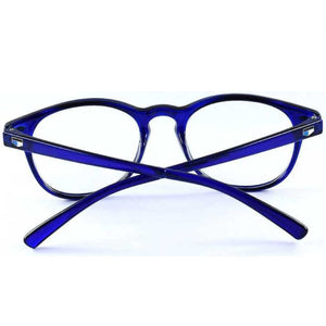 Trending Blue round selfie stylish frame for boys & Girls Retro Square round Frame Plain Glasses Women & Men Optical Spectacle Glasses Eyeglasses Frames
