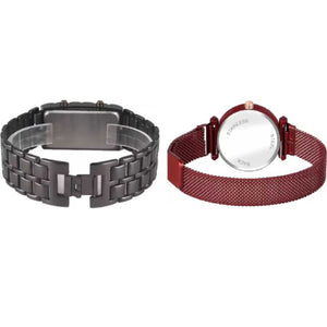 Fashion Designer Metal Bracelet Watch Outdoor LED Digital Hour Mechanical Sports Watches Men Women