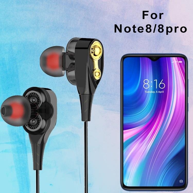 Trending 4D Earphone Stereo Sport Wired Headphone For Redmi Note 8 - Note 8 Pro