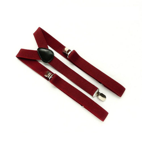 New Y Shape Elastic Clip-on Suspenders 3 Clip Pants Braces Adjustable Elasticated Adult Suspender Straps Unisex Women Men Solid Color Man's Belt Men Women Suspenders Polyester Y-Back Braces Adjustable Elastic