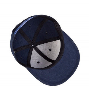 Top Quality Best Selling 2020 Newly Sports Navy Blue Plain Solid Snapback Golf ball Street Hat Men Women Adjustable Solid Hip Hop Caps