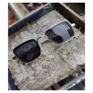 Trending Luxury Kabir Singh Indian Movie High Quality Sunglasses Men Square Silver Frame Cool Sun Shades Brand Design Black Glasses Boys