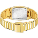 Hot Selling High Quality Golden Dial Analogue Square Watch For Men
