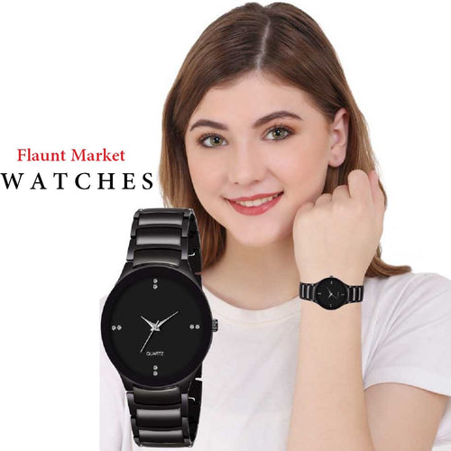 Trending Quality Wrist watches for women Ladies Watch Starry Black Dial Women Watches Bracelets Stainless 2020