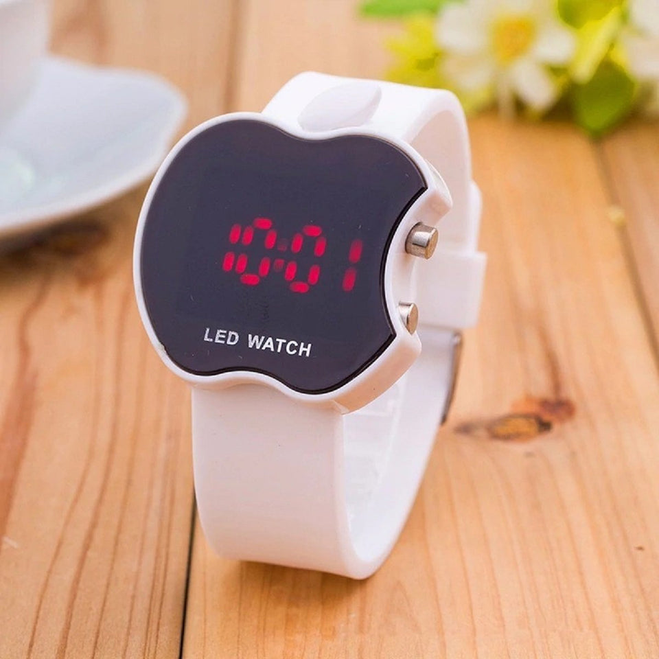 High Quality New Luxury brands LED Multi-function Digital Electronic Boy Girl Fashion Sport Kids Watches White