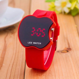 High Quality New Luxury brands LED Multi-function Digital Electronic Boy Girl Fashion Sport Kids Watches Red