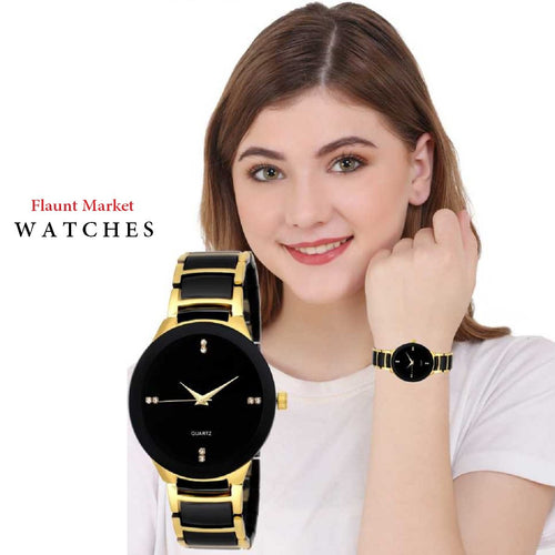 Style Trending Quality Wrist watches for women Ladies Watch Starry Black Dial Women Watches Strap Bracelet Stainless 2020