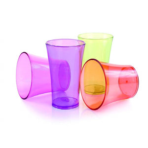 Trending Quality Best Selling Plastic Unbreakable Colourful Glass Set of 6 Pieces