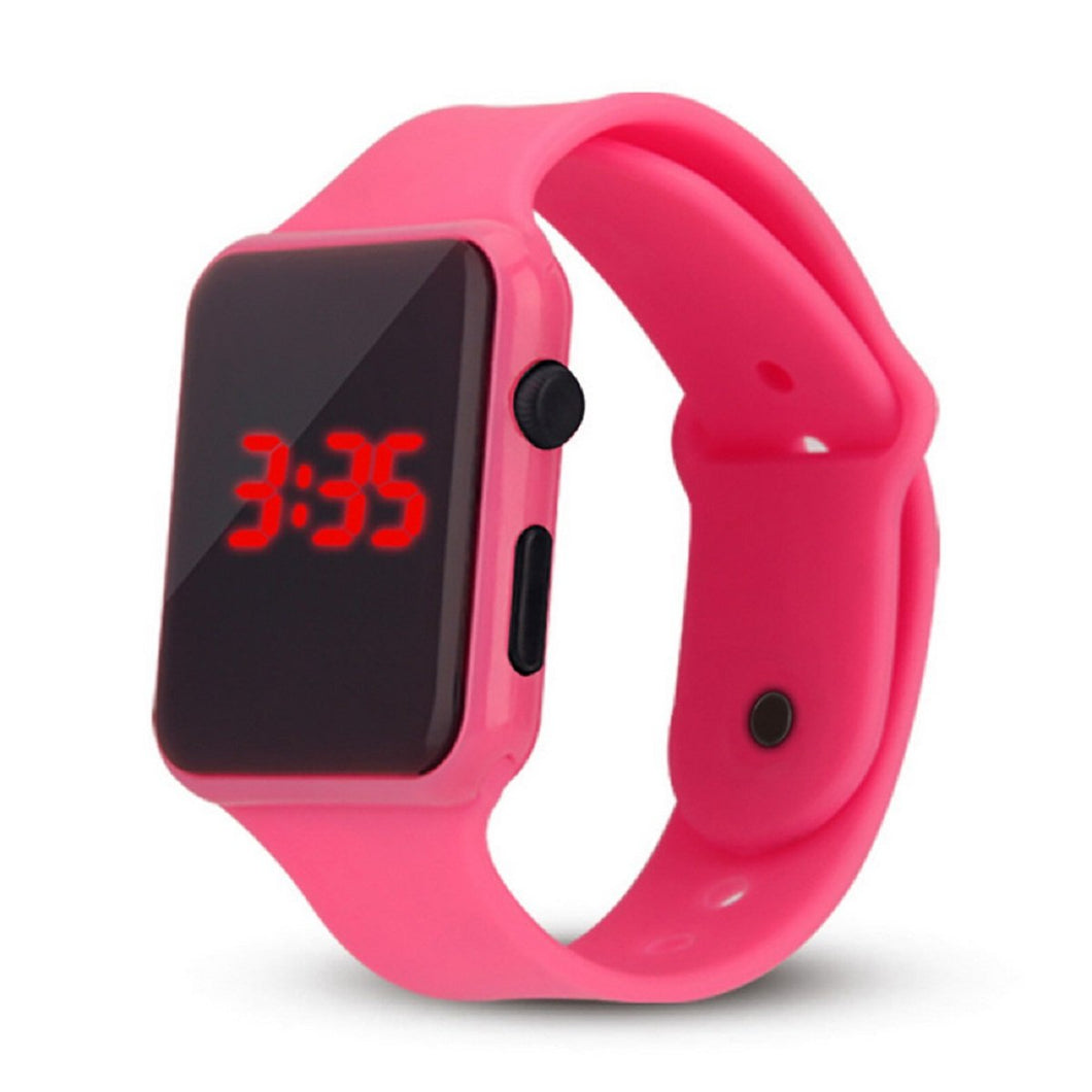 High Quality LED Student Couple Electronic Sports 2020 Sport Digital Watches Pink