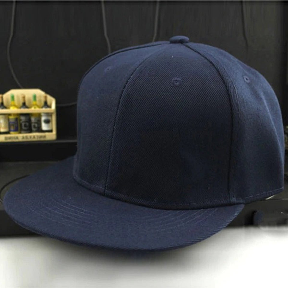 Top Quality Best Selling 2020 Newly Sports Navy Blue Plain Solid Snapback Golf ball Street Hat Men Women Adjustable Solid Hip Hop Caps