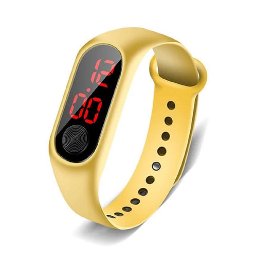 Trending High Quality Digital Sports Kids Children Led Digital Watch Ultra-light Silicone Strap Teen Boys Girls Wristwatch Unisex