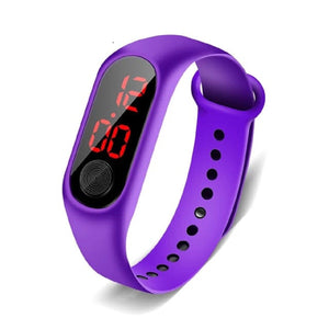 Trending New Children Watch Led Sports Kids Watches Digital Casual Clock Silicone Bracelet Wristwatches For Boys And Girls Gift