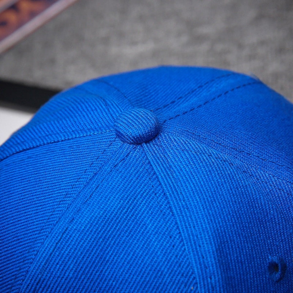 Trending Baseball 2020 Blue & Pink Solid Color Snapback Caps Fitted Casual Hip Hop For Unisex