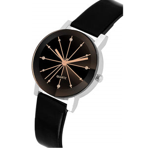 Trending Style Best Quality Prism Glass Design for Women and Girls Analog Watch