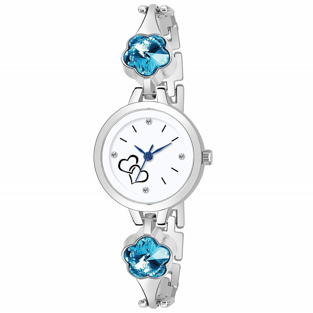 TRENDING WHITE DIAL ANALOGUE NEW ARRIVAL BANGLE WATCH FOR WOMEN