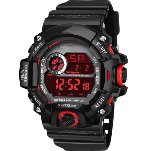 Trending Quality Best Selling 2020 Shock Look Bond Resistance Super Solid Style Watches For Kids Black Strap Sports Digital Shape Watch For Boys
