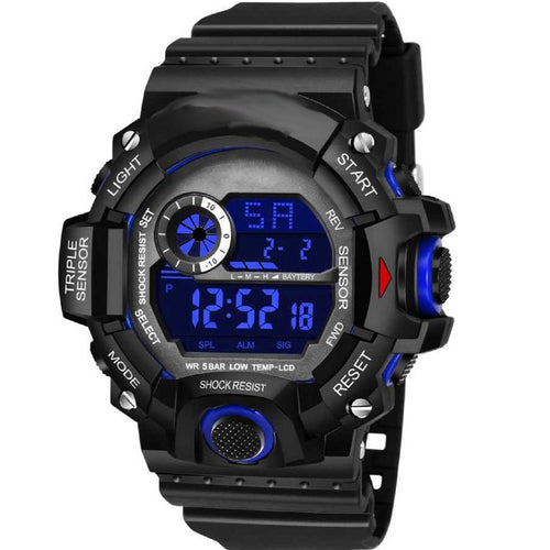 Trending Quality Best Selling 2020 Shock Look Bond Resistance Super Solid Digital Style Watches For Kids Black Sports Digital Shape Watch Digital Watch For Boys