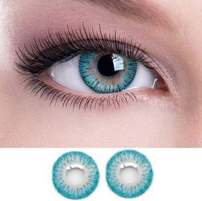 Aqua Colored Contact Lenses, Pack of 1