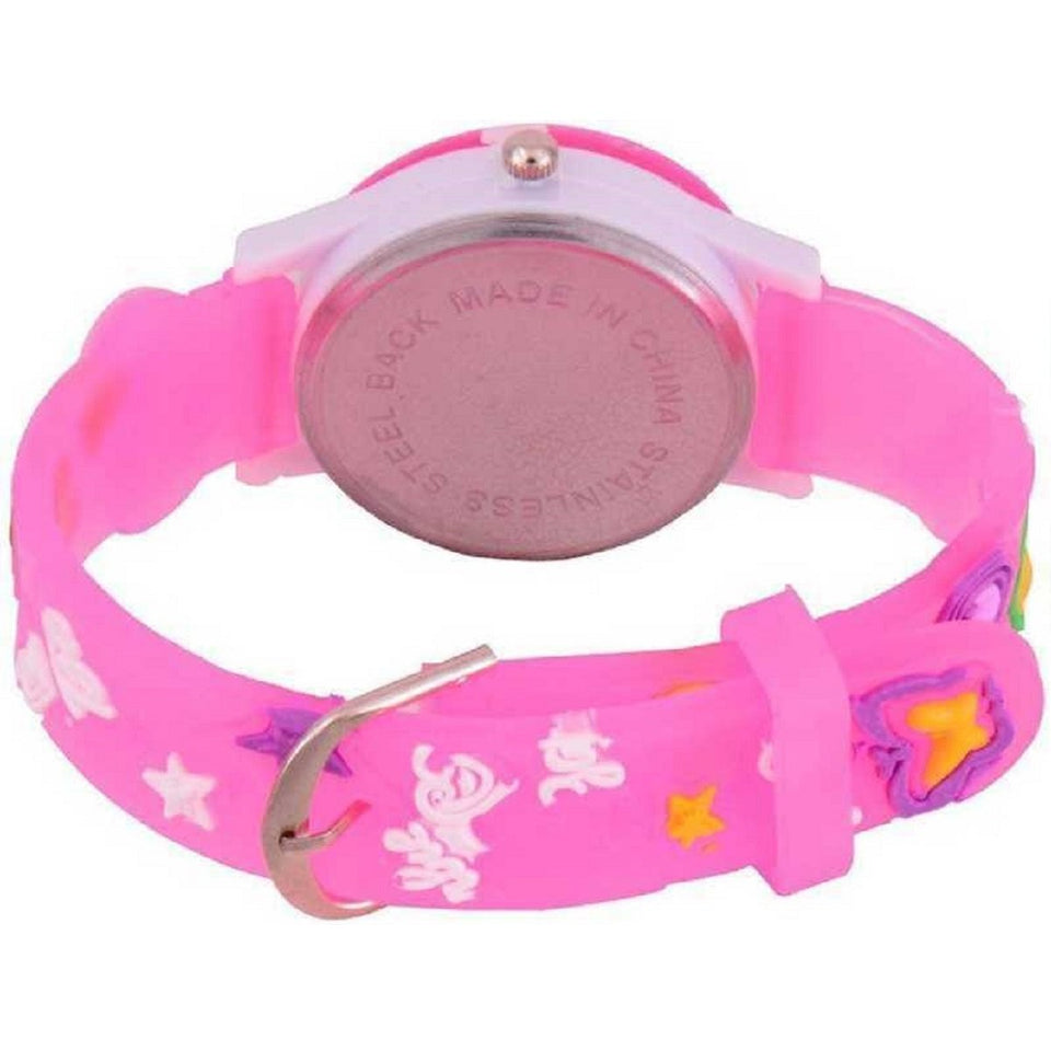 Trending Sale Top Quality Hot Selling Barbie Kids Pink Color Children's Wrist Watch for Kids and Girls