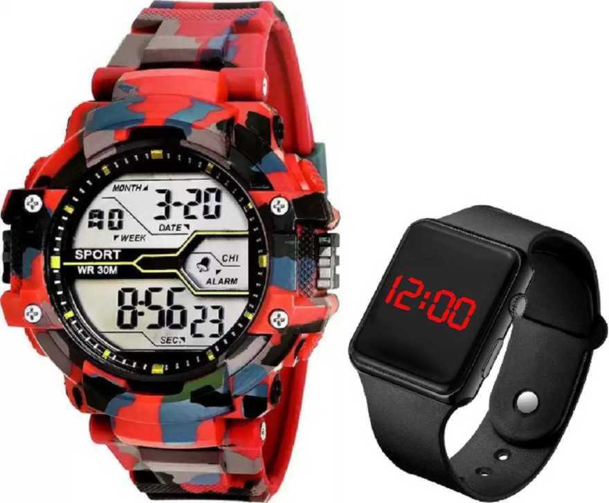 Child Watches New LED Digital Wrist Watch Kids Outdoor Sports Watch For Boys Girls Electronic Date sports watch Children's Watch Led Outdoor Sport Digital Waterproof Clock For Boys Girls
