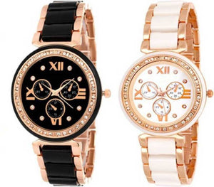 Combo Multi Colour Analog Wrist Watch Analog Watch - For Girls