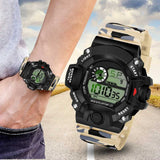 Best Quality Military Waterproof Sport Watch Digital Stopwatches For Men Watches {Yellow}