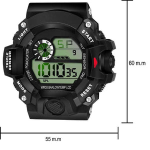 Best Quality Military Waterproof Sport Watch Digital Stopwatches For Men Watches {Grey}