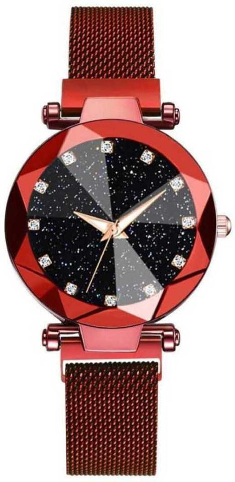 Fashion Quartz Wristwatch Buckle Starry Sky Roman Numeral Watch