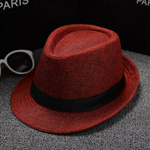 Trending Hat Fashion Wild Sun Protection Outdoors Casual Women Cowboy Hat Men Retro Spring Summer Autumn Beach Breathable Caps - Red