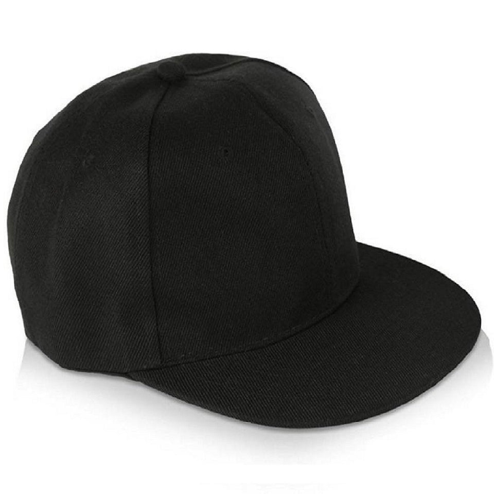 Top Quality Best Trending Black & Red cotton snapback Style hip hop cap outdoor Adjustable Men Women Baseball Solid Hip Hop Caps