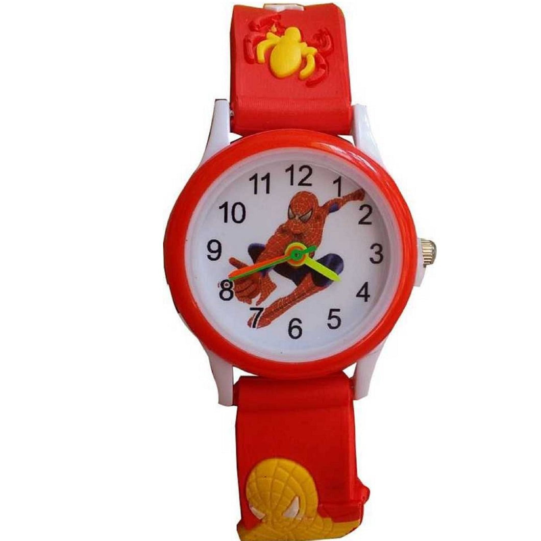 Trending Sale Top Quality Hot Selling Smartwatch 3D Rubber Strap Spiderman Children Watch Kids Cartoon Sports Quartz Wrist watch for Boys Clock