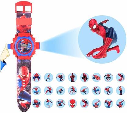 Kids Stylish Spiderman Projector Watch
